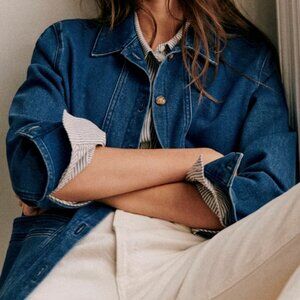 Sezane Will Jacket - Indigo Blue - S